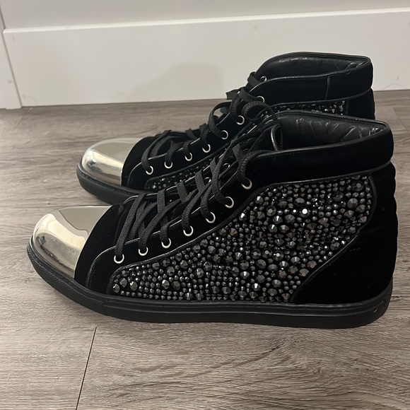 Mens Louis Leeman crystal sneakers - Picture 4 of 5